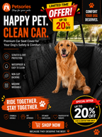 Waterproof Dog Car Seat Cover – Nonslip Back Seat Protector for Cars, SUVs & Trucks